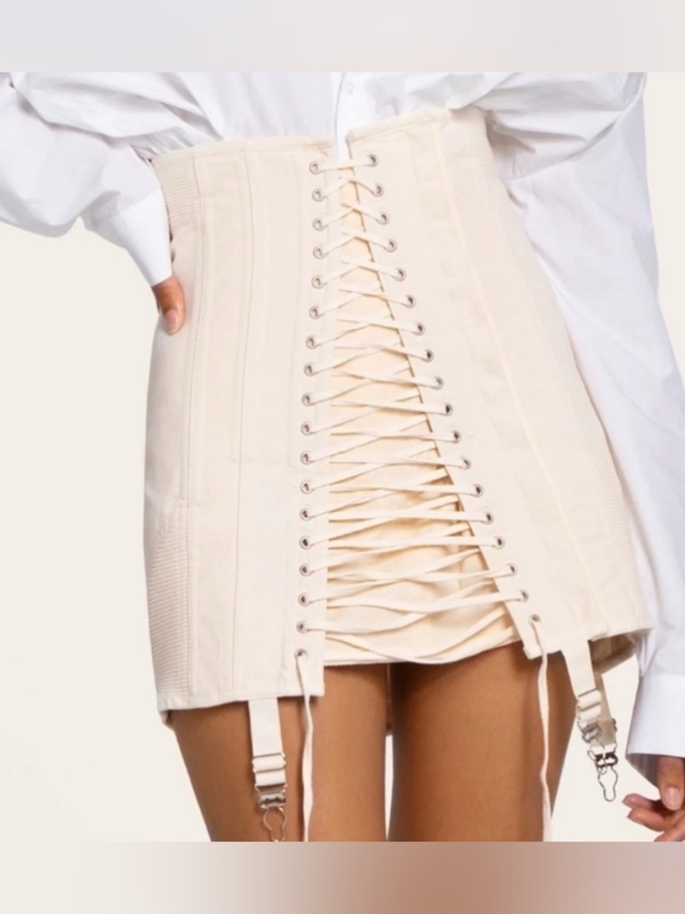 ORSEUND IRIS gamine mini corset skirt size small
